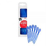 שישיית כפיות מפלסטיק Essentials - ורוד - מבית Tommee Tippee שישיית כפיות מפלסטיק Essentials - ורוד - מבית Tommee Tippee