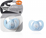 מוצץ לטקס 6-18 חודשים - כחול - מבית Tommee Tippee מוצץ לטקס 6-18 חודשים - כחול - מבית Tommee Tippee