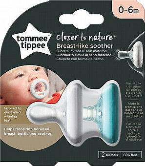 ��� ������ 0-6 ������ Closer to Nature Breast Like - ������ ��� - ���� Tommee Tippee