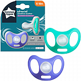 זוג מוצצים 6-18 חודשים Advanced Sensitive - אפור טורקיז - מבית Tommee Tippee זוג מוצצים 6-18 חודשים Advanced Sensitive - אפור טורקיז - מבית Tommee Tippee
