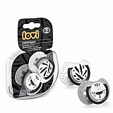 זוג מוצצי סיליקון מהדורת Salt & Pepper מבית Lovi (0-3 חודשים) זוג מוצצי סיליקון מהדורת Salt & Pepper מבית Lovi (0-3 חודשים)