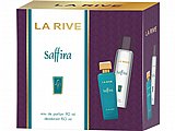 סט לאישה La Rive Saffira — בושם E.D.P 90 ml + דאודורנט 150 ml סט לאישה La Rive Saffira — בושם E.D.P 90 ml + דאודורנט 150 ml
