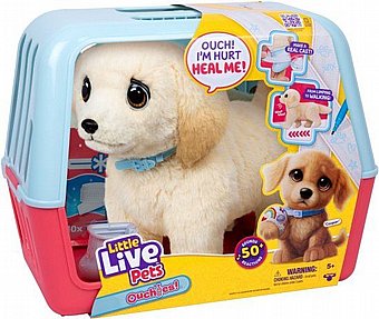 ���� ������ ������������ ���� Little Live Pets � ��� Ouchies! Cooper The Retriever Puppy