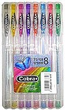 סט עטי ג'ל מטאליים נוצצים - מבית Cobra סט עטי ג'ל מטאליים נוצצים - מבית Cobra