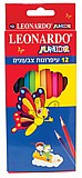 סט 12 עפרונות צבעוניים - מבית Leonardo סט 12 עפרונות צבעוניים - מבית Leonardo