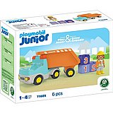 ג'וניור: משאית בנייה עם מוסך Playmobil 71685 ג'וניור: משאית בנייה עם מוסך Playmobil 71685