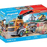 משאית בנייה עם עגורן Playmobil 71750 משאית בנייה עם עגורן Playmobil 71750