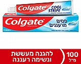 משחת שיניים Colgate פסים מרעננים וג'ל להגנה מפני עששת - 100 מ"ל משחת שיניים Colgate פסים מרעננים וג'ל להגנה מפני עששת - 100 מ"ל