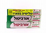 משחת שיניים Orbitol שלישייה בטעם מנטה - 145 גרם משחת שיניים Orbitol שלישייה בטעם מנטה - 145 גרם