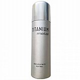 דאודורנט ספריי לגבר Titanium Metal בנפח 80 מ"ל דאודורנט ספריי לגבר Titanium Metal בנפח 80 מ"ל