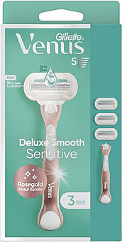 ���� ����� �� ���� Gillette Venus Deluxe Smooth Sensitive ����� ����� ����� + ���� - ���� 3 ������