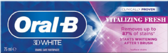 ���� ������ ������ Oral-B 3D White Vitalizing - ��� 75 ��