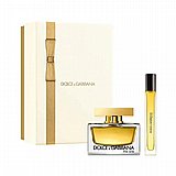 סט לאישה Dolce & Gabbana The One — בושם E.D.P 75 ml + בושם 10 ml סט לאישה Dolce & Gabbana The One — בושם E.D.P 75 ml + בושם 10 ml