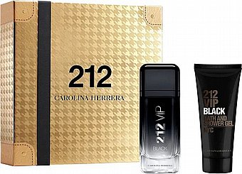 �� ���� Carolina Herrera 212 Vip Black � 100 ml E.D.P + 100 ml Shower Gel