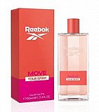 בושם לאישה Reebok Move Your Spirit E.D.T 100 ml בושם לאישה Reebok Move Your Spirit E.D.T 100 ml