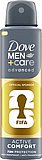 דאודורנט ספריי Dove Men+Care אנטי-פרספירנט אקטיב קומפורט מהדורת פיפא - 150 מ"ל דאודורנט ספריי Dove Men+Care אנטי-פרספירנט אקטיב קומפורט מהדורת פיפא - 150 מ"ל