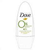 דאודורנט רול לאישה Dove 0% מלחי אלומיניום מלפפון ותה ירוק בנפח 50 מ"ל דאודורנט רול לאישה Dove 0% מלחי אלומיניום מלפפון ותה ירוק בנפח 50 מ"ל