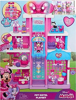 ���� ���� ����� ���� ����� �� ���� ���� Disney Jr. Minnie Mouse Pet Hotel Playset ���� Just Play