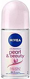דיאודורנט רול-און לנשים Nivea Pearl & Beauty בניחוח פרחוני - 50 מ"ל דיאודורנט רול-און לנשים Nivea Pearl & Beauty בניחוח פרחוני - 50 מ"ל