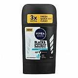 דאודורנט סטיק לגבר Nivea Black & White בנפח 50 מ"ל דאודורנט סטיק לגבר Nivea Black & White בנפח 50 מ"ל