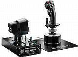 בקר סימולטור טיסה Thrustmaster Hotas Warthog הכולל לוח בקרה, מצערות וג'ויסטיק בקר סימולטור טיסה Thrustmaster Hotas Warthog הכולל לוח בקרה, מצערות וג'ויסטיק