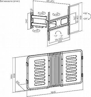 ���� ��� �������� ����� 55"-75" ���� Lumi LWTE-75