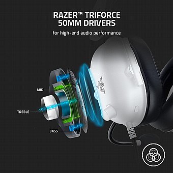 ������� ������� ������ Razer BlackShark V2 X White