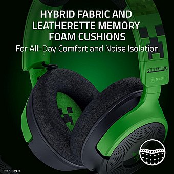 ������� ������� ������ Razer Kraken X Minecraft Edition Minecraft Creeper Design