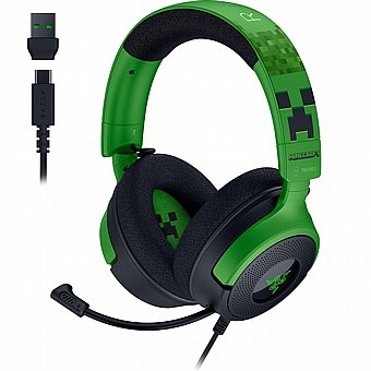 ������� ������� ������ Razer Kraken X Minecraft Edition Minecraft Creeper Design