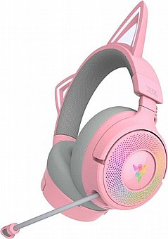 ������� ������� �������� Razer Kraken Kitty V3 Pro ���� Quartz