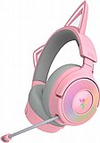 אוזניות גיימינג אלחוטיות Razer Kraken Kitty V3 Pro בצבע Quartz אוזניות גיימינג אלחוטיות Razer Kraken Kitty V3 Pro בצבע Quartz