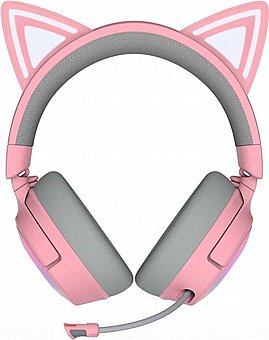 ������� ������� �������� Razer Kraken Kitty V3 Pro ���� Quartz