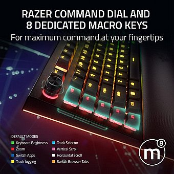 ����� ������� ����� ������� Razer BlackWidow V4 Low-Profile - ������ ����