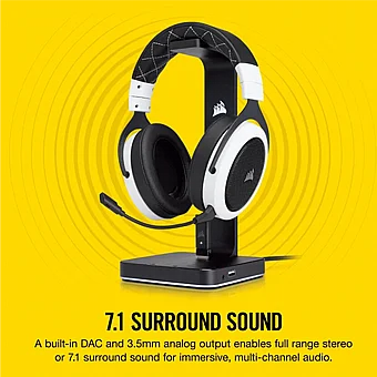 ���� ���� �������� � CORSAIR ST100 RGB Premium Headset Stand