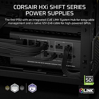 ��� ��� Corsair HX1200i Shift Fully Modular 1200W Cybenetics Platinum
