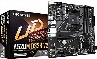 ��� �� Gigabyte A520M DS3H V2 1.0 Micro-ATX AM4