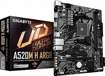 ��� �� Gigabyte A520M H ARGB Micro-ATX AM4
