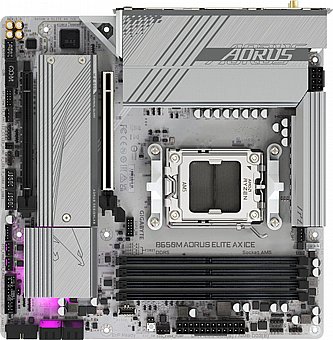 ��� �� Gigabyte B650M A ELITE AX ICE 1.1 Micro-ATX