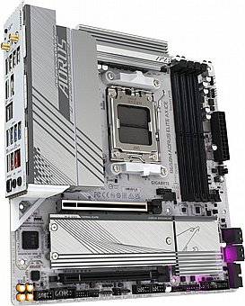 ��� �� Gigabyte B650M A ELITE AX ICE 1.1 Micro-ATX