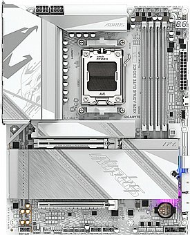 ��� �� Gigabyte X870 A Elite X Ice ATX AM5