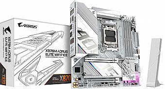 ��� �� Gigabyte X870M A Elite WF7 Ice Micro-ATX AM5
