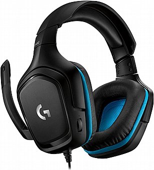 ������� ������� ������ Logitech G432 Black/Blue