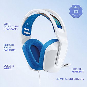 ������� ������� ������ Logitech G335 White