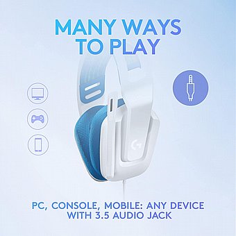 ������� ������� ������ Logitech G335 White