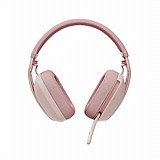 אוזניות קשת אלחוטיות Logitech Zone Vibe 100 בצבע ורוד אוזניות קשת אלחוטיות Logitech Zone Vibe 100 בצבע ורוד