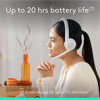 ������� �������� Logitech Zone 300 Off-White
