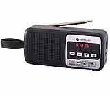 רדיו FM דיגיטלי כולל Bluetooth וטעינה סולארית Miracase 500MFMR - בצבע שחור/כסוף רדיו FM דיגיטלי כולל Bluetooth וטעינה סולארית Miracase 500MFMR - בצבע שחור/כסוף