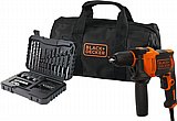 מקדחה חוטית כולל סט 32 אביזרים Black+Decker BEH710SA32-QS 710W מקדחה חוטית כולל סט 32 אביזרים Black+Decker BEH710SA32-QS 710W