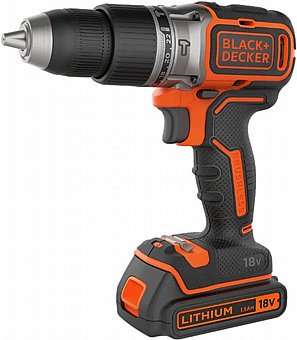 ����� / ����� 18V + ����� 2Ah + �� ������� 20 ����� + ������ ����� ����� Black+Decker BDCHD18D1KA-QW