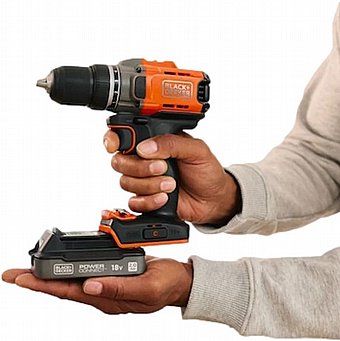 ����� / ����� ���� 18V + ����� 2Ah + ���� Black+Decker BCD382D1XC-QW